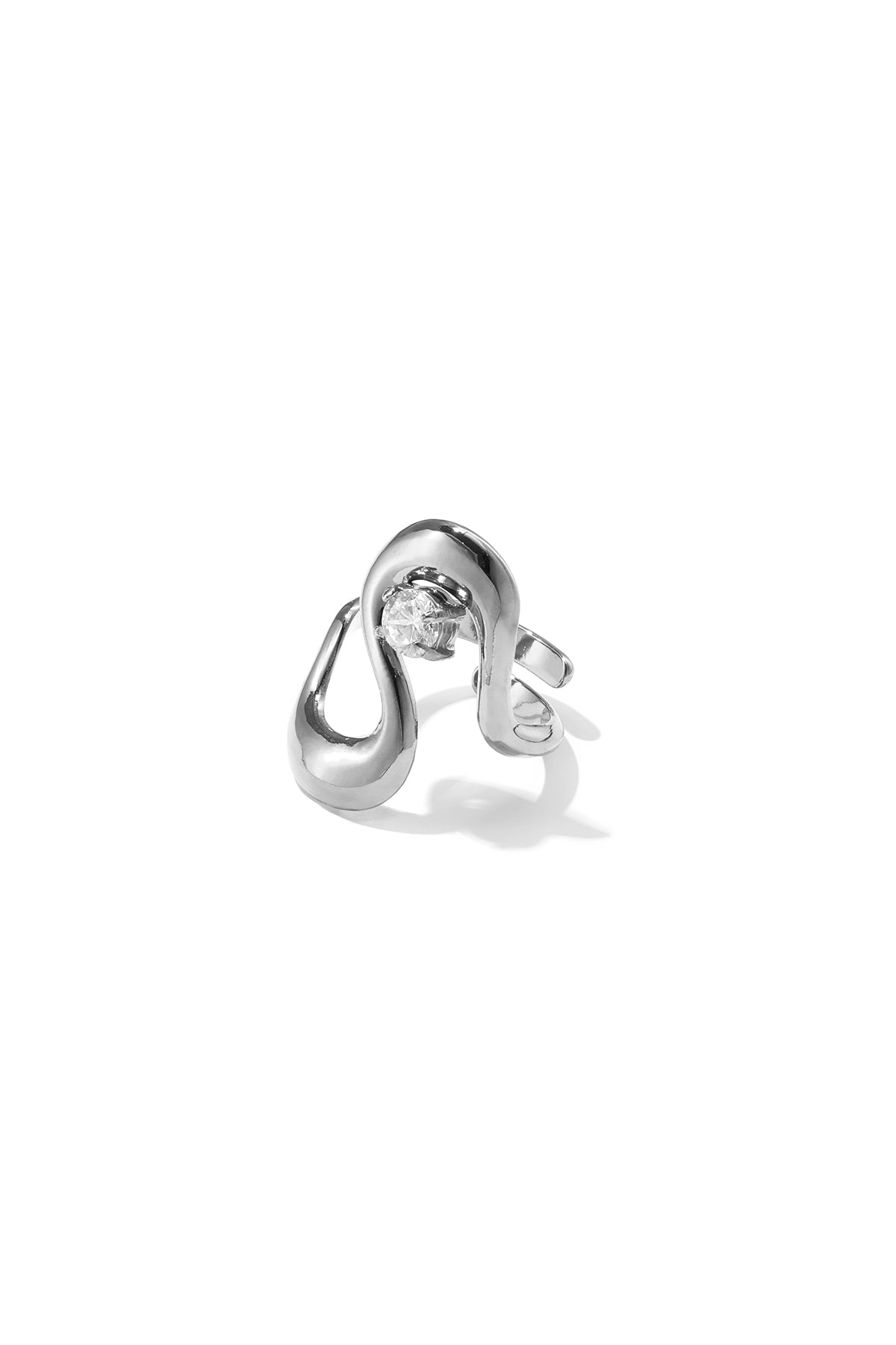 Statement ring met zirkonia steen