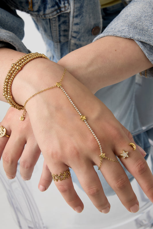 Handchain met sterretjes