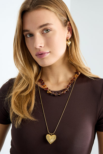 Citrus Hartjes Ketting