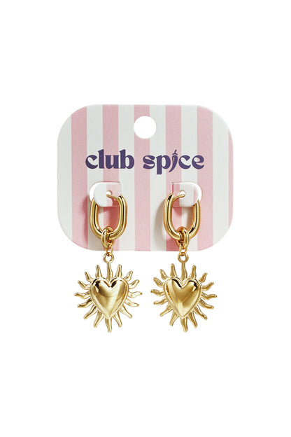 Sun Charm Oorbellen
