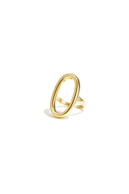 14K Almond Ring