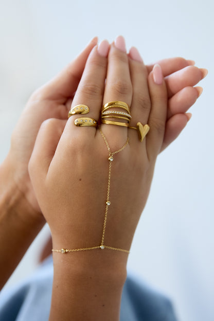 14K Goud Sydney Handchain Armband