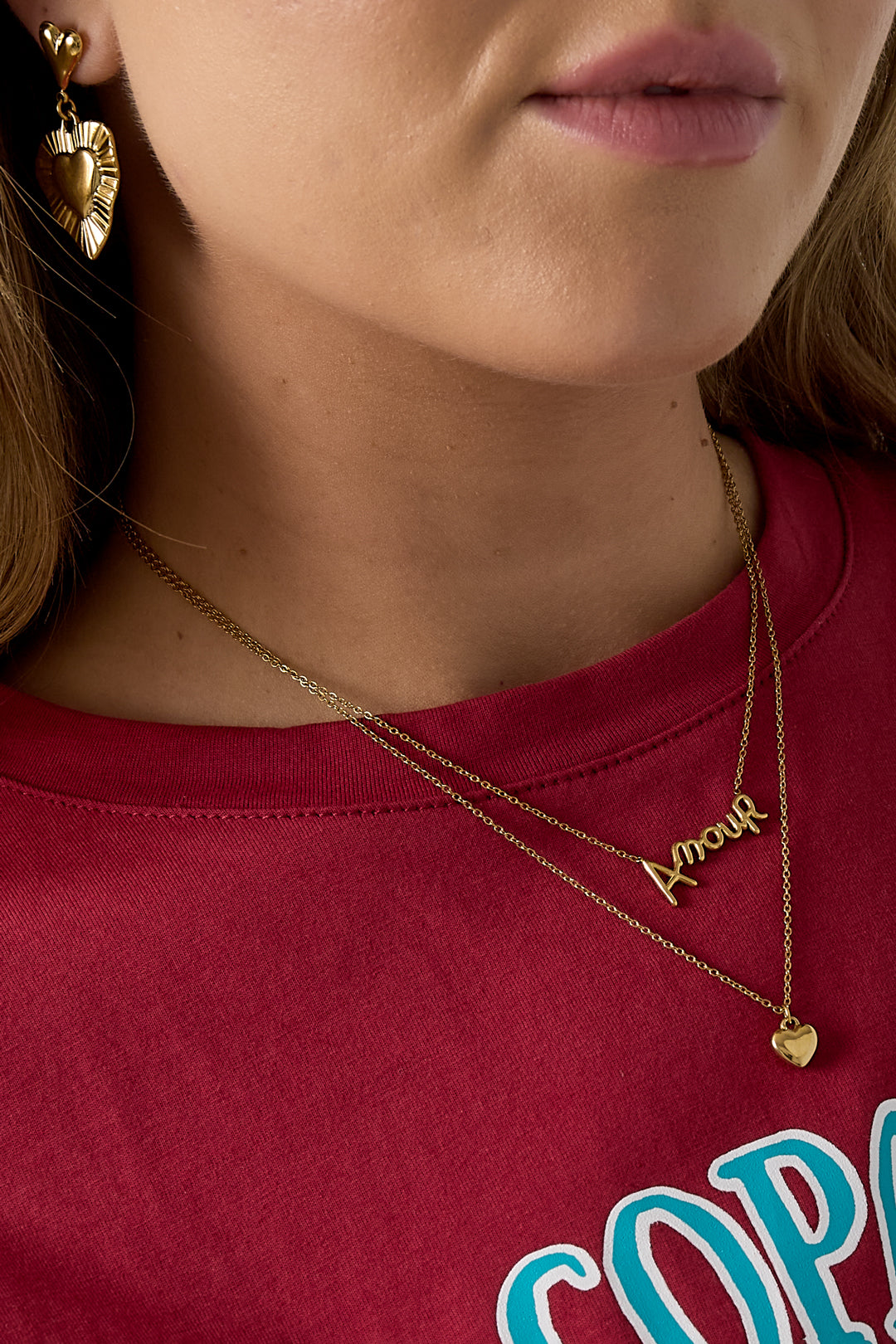 Gelaagde Amour Ketting