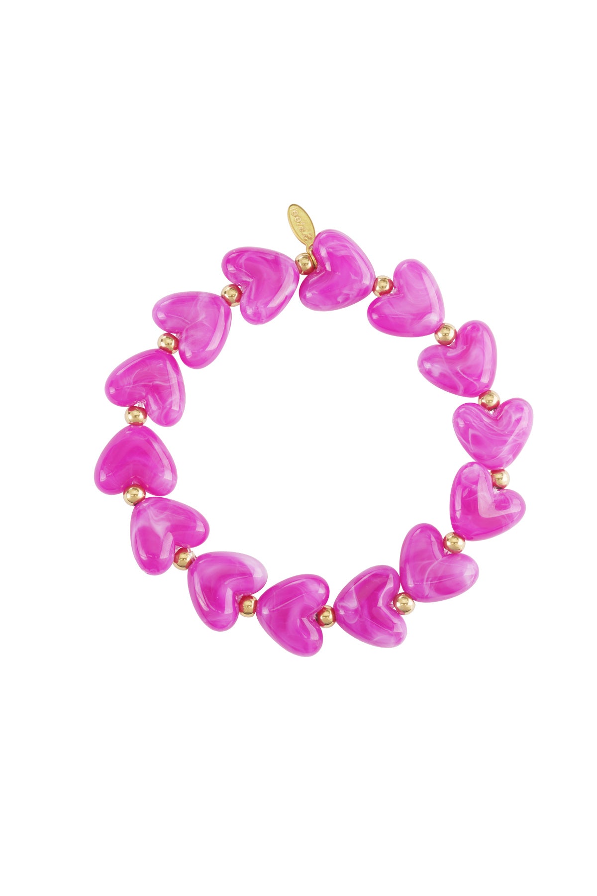 Rekbare Hartjes Armband
