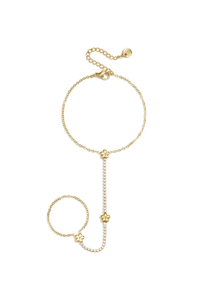 Handchain met bloemetjes
