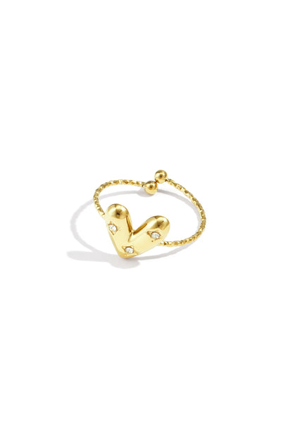 Shiny Hart Ring
