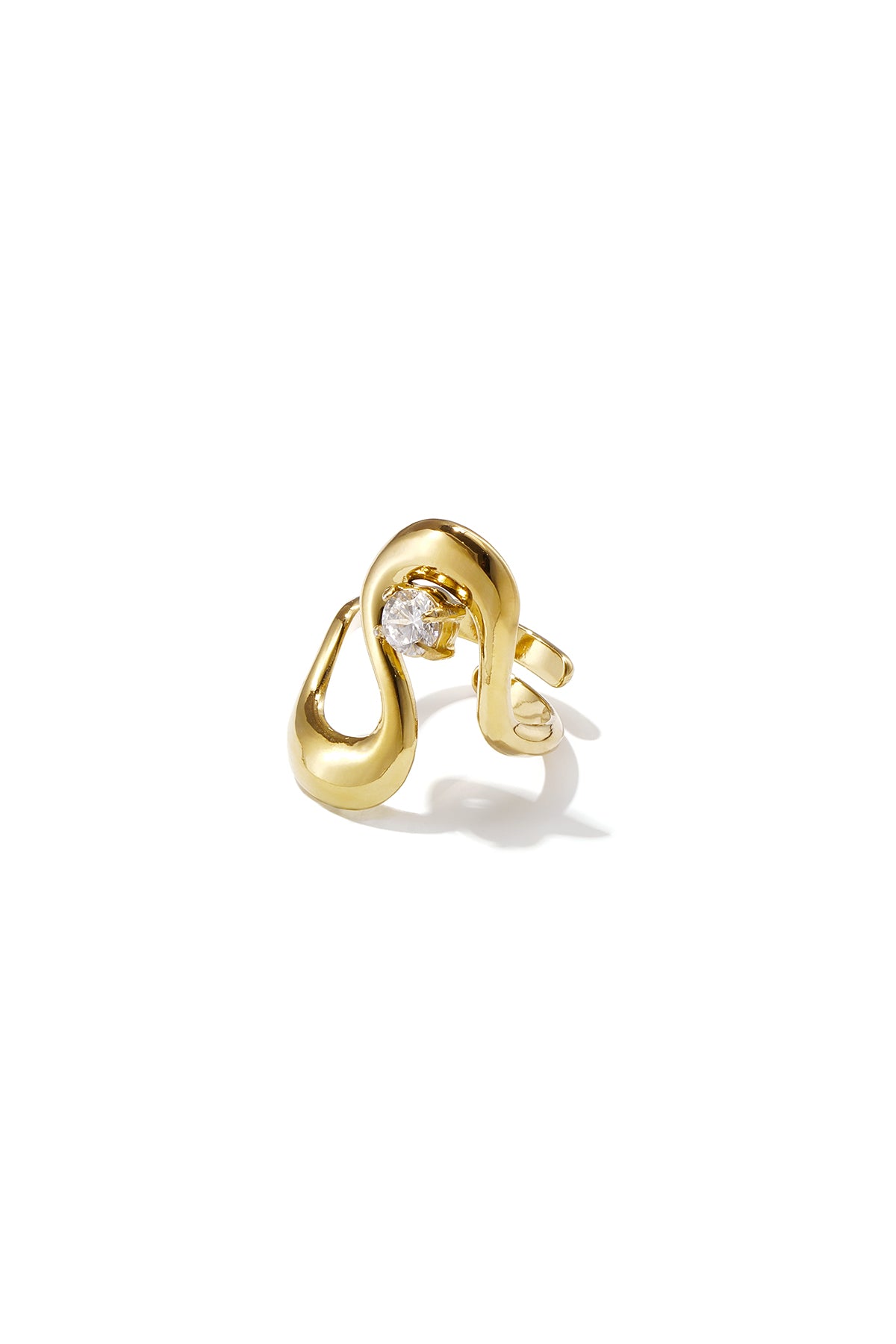 Statement ring met zirkonia steen