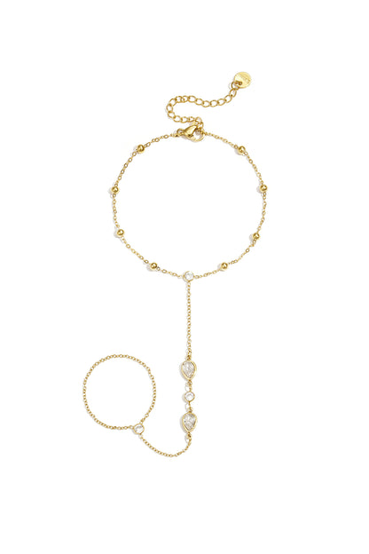 Schitterende Handchain Armband