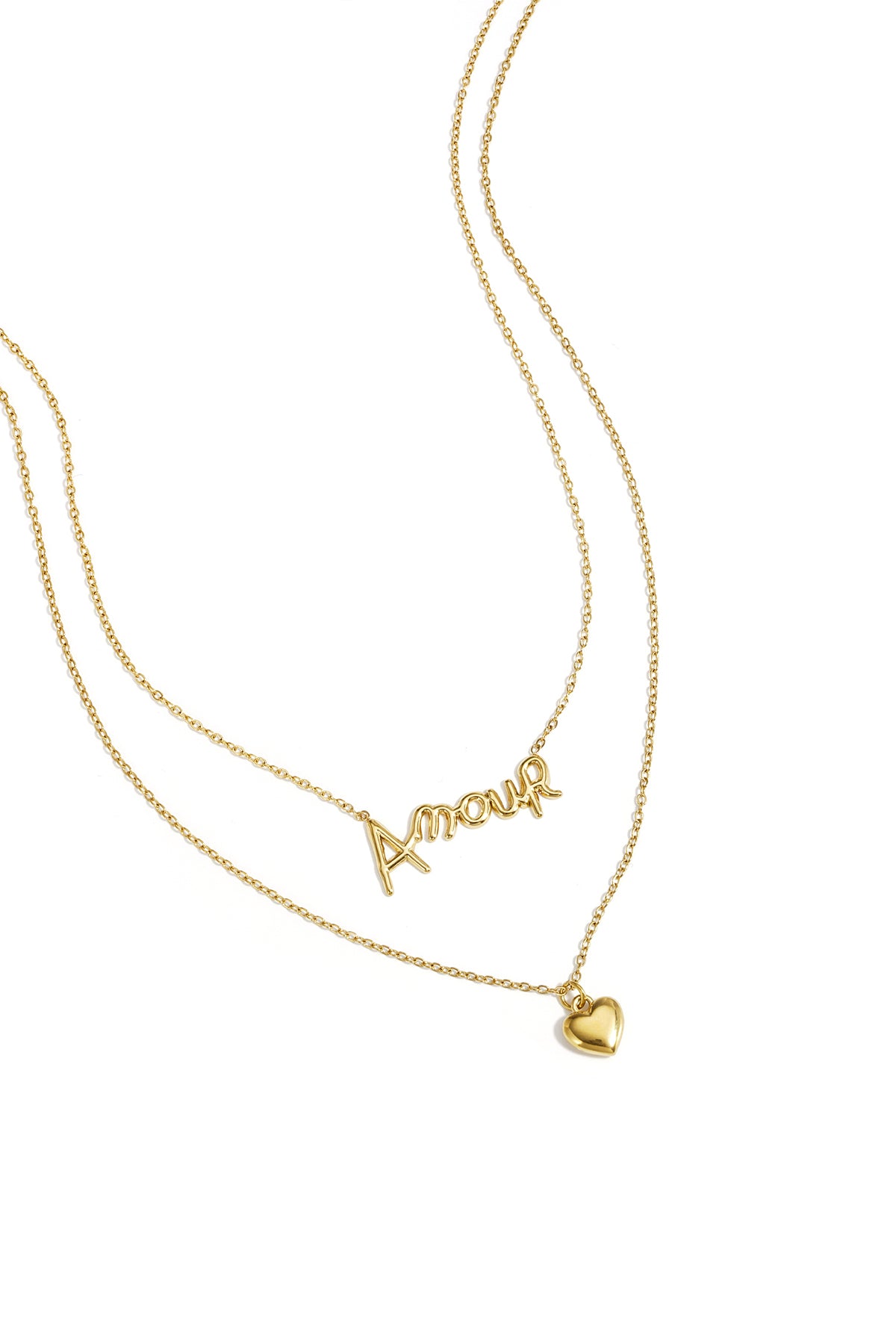 Gelaagde Amour Ketting