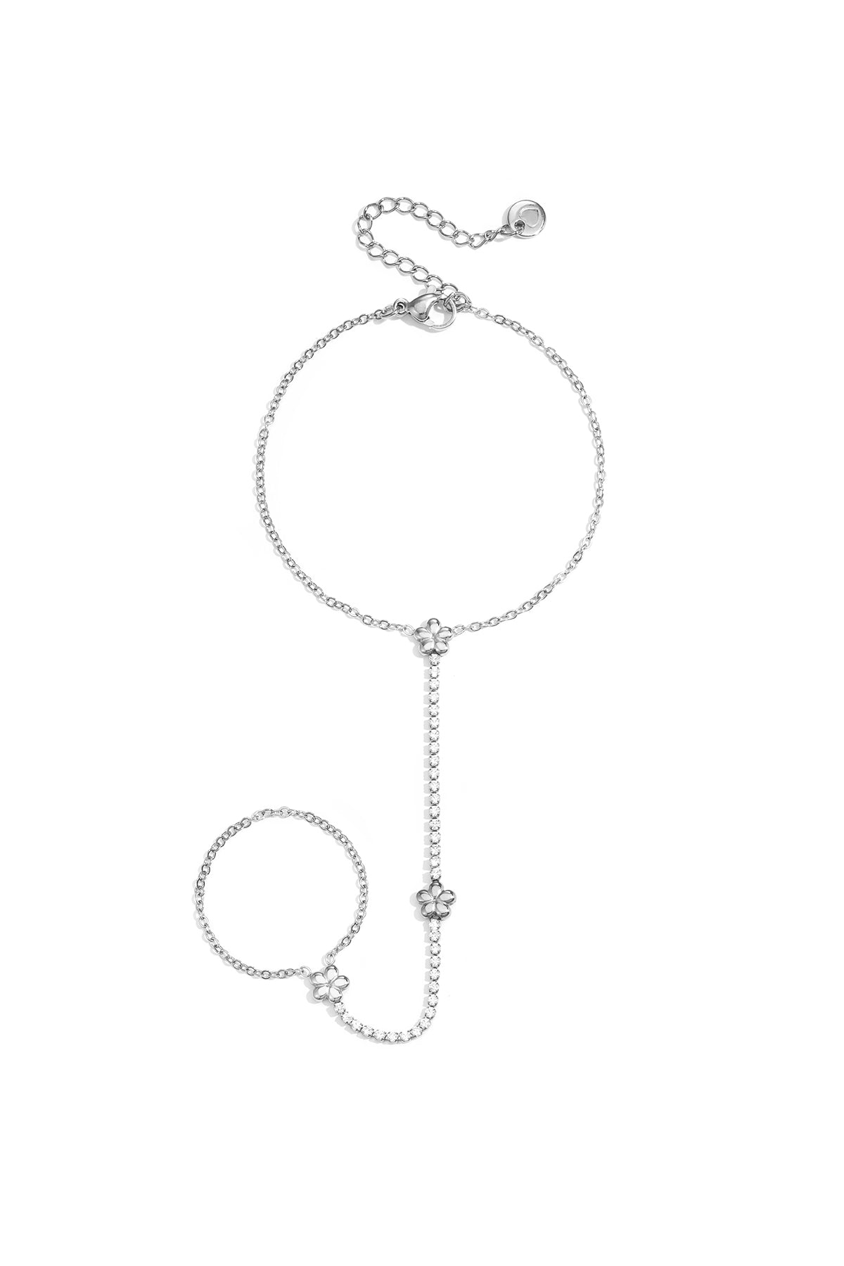 Handchain met bloemetjes
