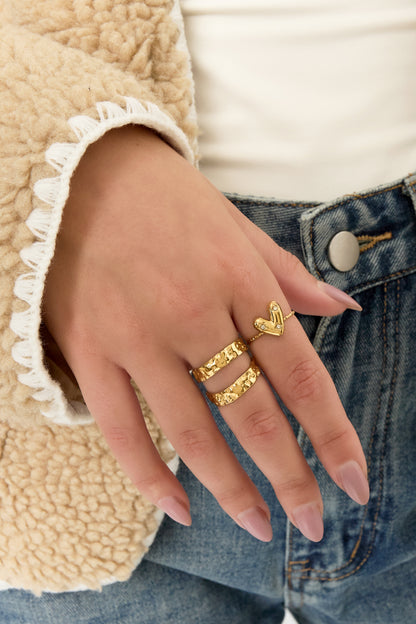 Shiny Hart Ring