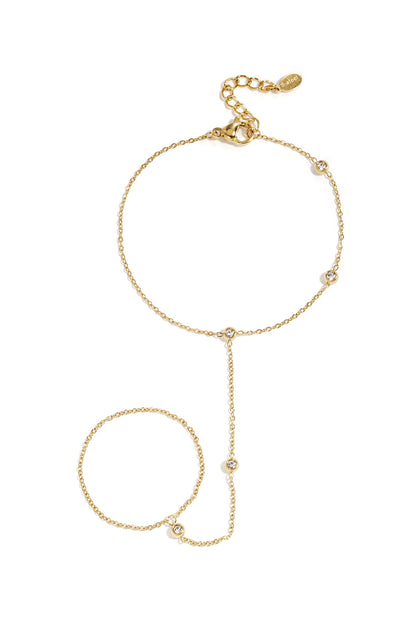 14K Goud Sydney Handchain Armband